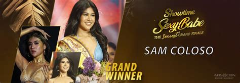 Sam Coloso Sexy Babe Grand Winner .